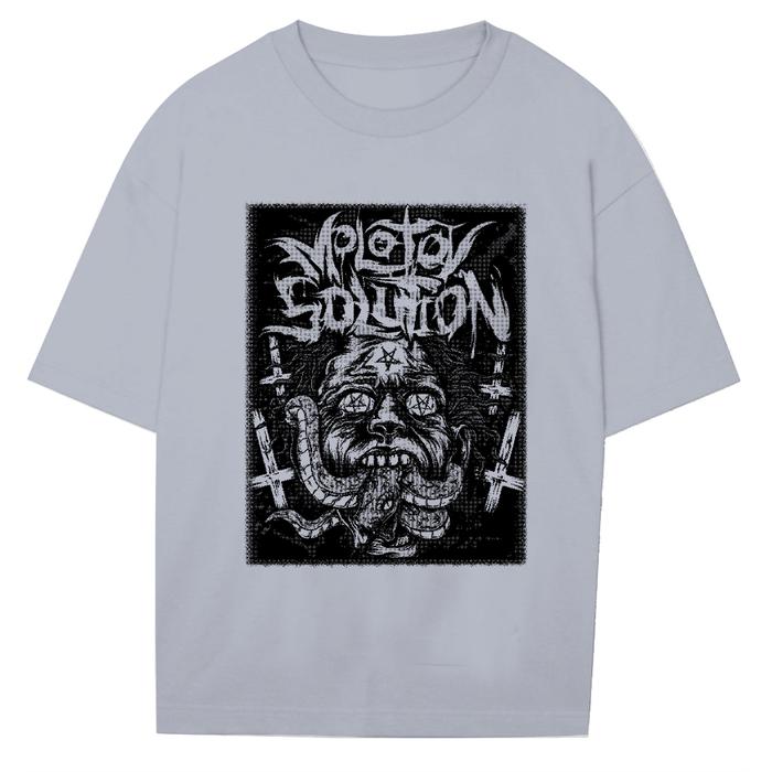 Gambar Baju Cowok Kaos Laki-Laki Molotov Solution RUB405 SS - Abu Muda, L dari SuperStoreOnlineShop undefined Tokopedia