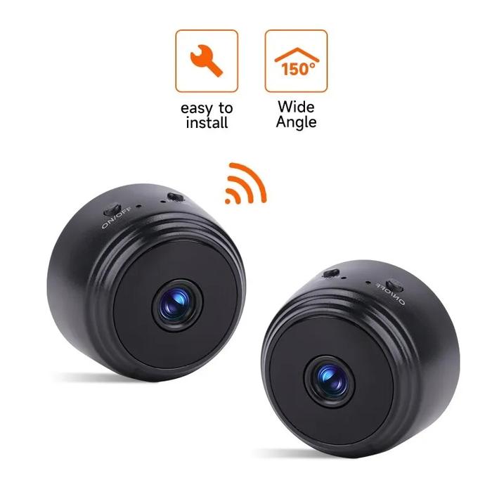 Jual A9 HD Wifi Smart Monitor Surveillance Cameras Sensor