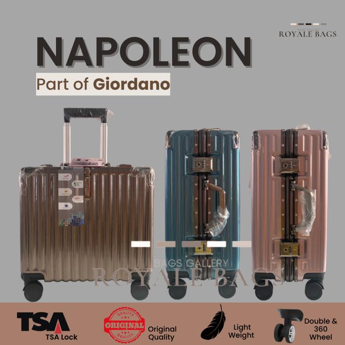 Gambar Terlaris! Napoleon Tas Koper 18 inch / 20 inch / 24 inch TSA Lock - dari RinaSerut undefined Tokopedia