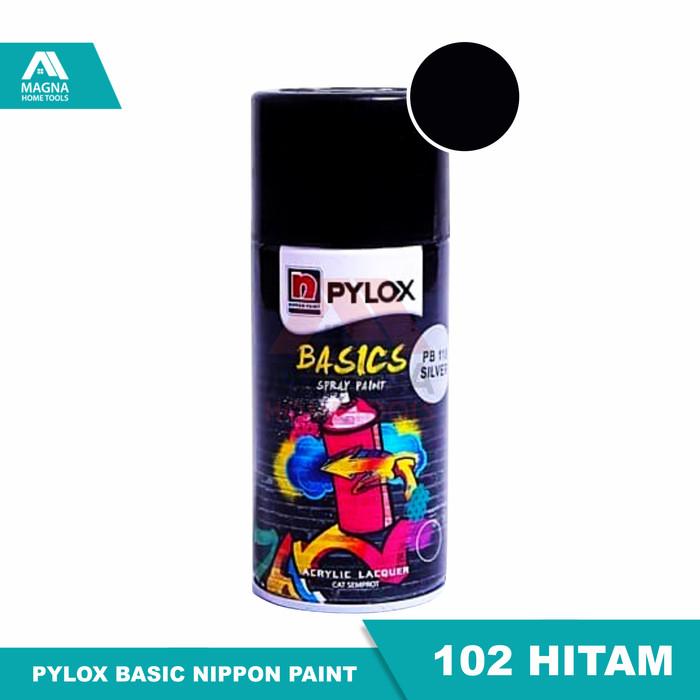 Gambar PILOK BASIC / CAT SEMPROT / PYLOX BASIC NIPPON PAINT 300CC - 102 HITAM dari MAGNA Home Tools MHT undefined Tokopedia