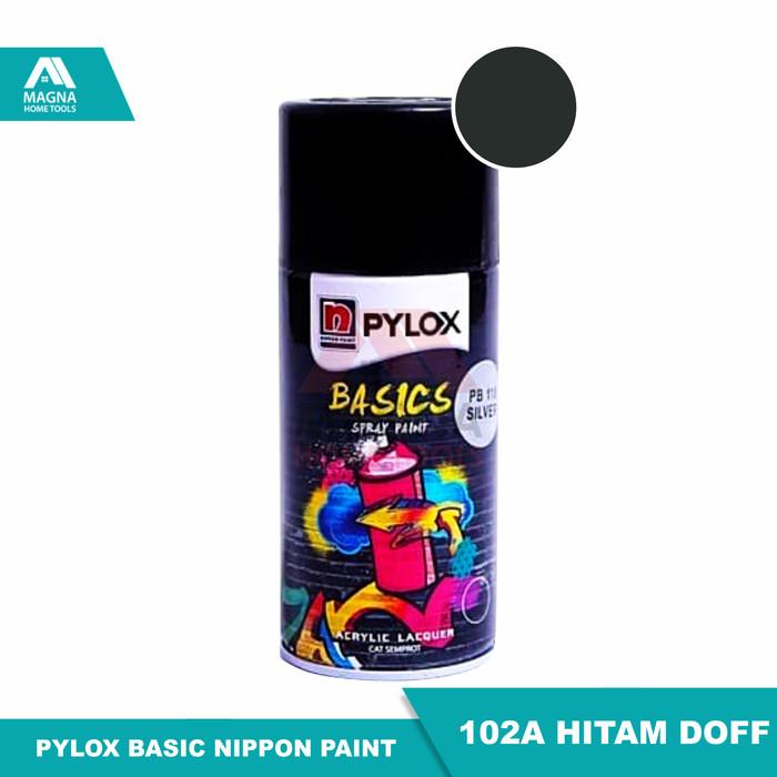 Gambar PILOK BASIC / CAT SEMPROT / PYLOX BASIC NIPPON PAINT 300CC - 102A HITAM DOP dari MAGNA Home Tools MHT undefined Tokopedia
