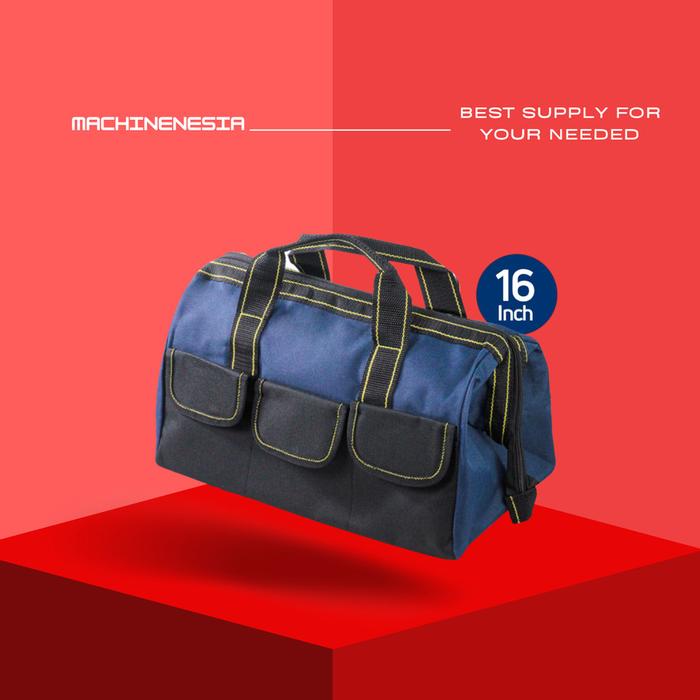 Gambar NEW STORAGE TOOL BOX TAS PERKAKAS TUKANG UKURAN BESAR 16 INCH dari Funky13 undefined Tokopedia
