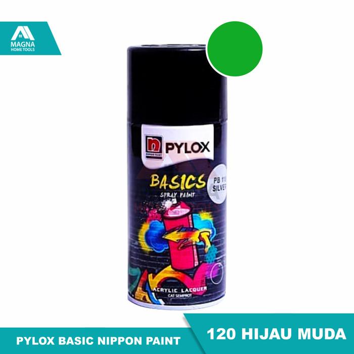 Gambar PILOK BASIC / CAT SEMPROT / PYLOX BASIC NIPPON PAINT 300CC - 120 HIJAU MUDA dari MAGNA Home Tools MHT undefined Tokopedia