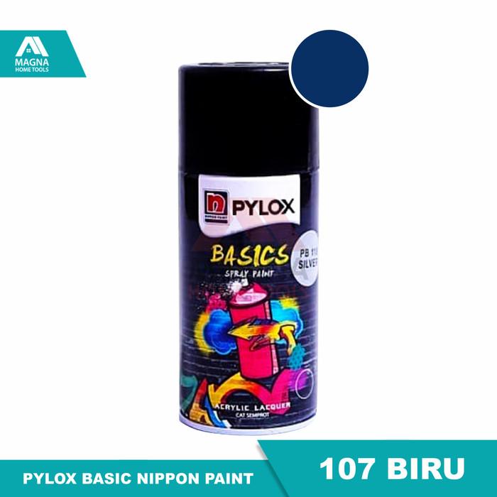 Gambar PILOK BASIC / CAT SEMPROT / PYLOX BASIC NIPPON PAINT 300CC - 107 BIRU dari MAGNA Home Tools MHT undefined Tokopedia