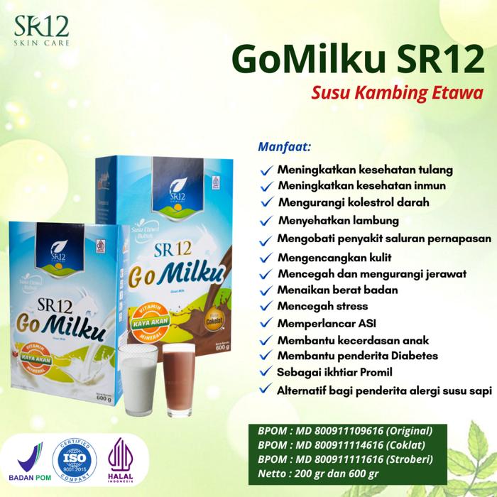 Gambar GO MILKU SR12 HALAL SUSU KAMBING ETAWA PREMIUM MENINGKATKAN KESEHATAN dari Beni bunny undefined Tokopedia