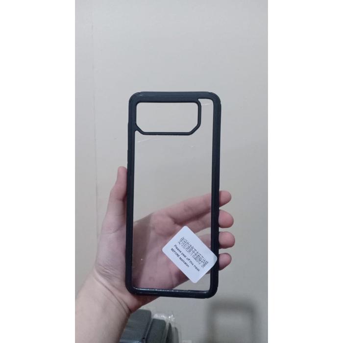 Gambar CASE ASUS ROG PHONE 7 ROG PHONE 6 HARD COVER HYBRID TRANSPARANT COVER - Hitam, rog phone 6 dari CASE CLARISA undefined Tokopedia