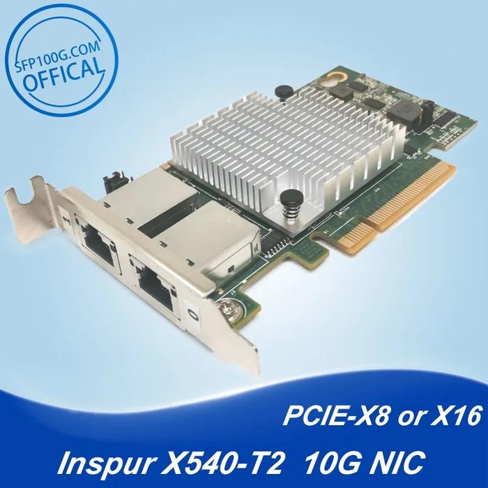 Jual Intel X540-T2 100M/1G/10G Rj45 Compatible With Pci-E X8