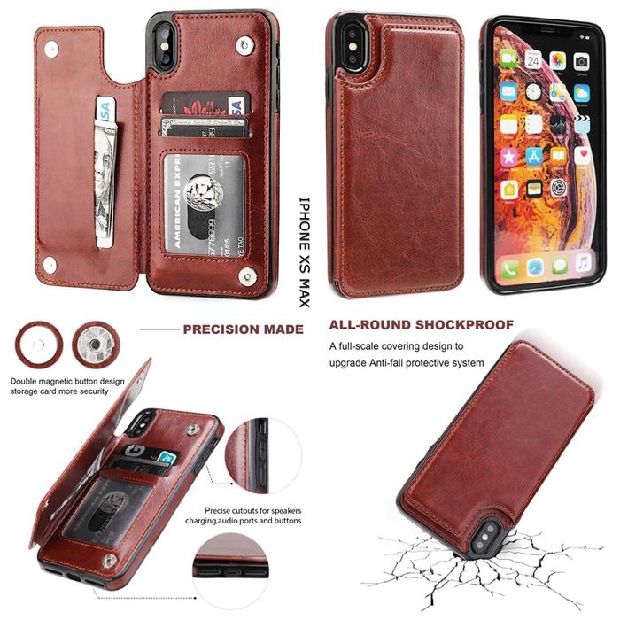 Jual CASE IPHONE X XS XR XS MAX CASE DOMPET FLIP COVER WALLET