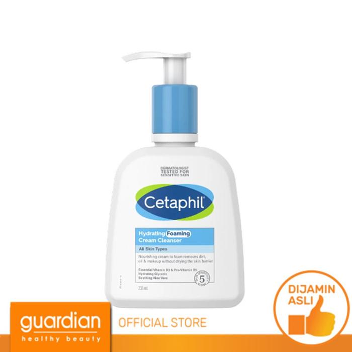 Gambar Cetaphil Hydrating Foam Cream Cleanser 236Ml dari Guardian Official Store undefined Tokopedia