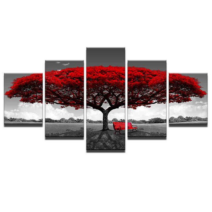 Gambar ' 3 4 5 Panel Modern Abstract Home Hotel Wall Decor Art Gift - dari bibliopole undefined Tokopedia
