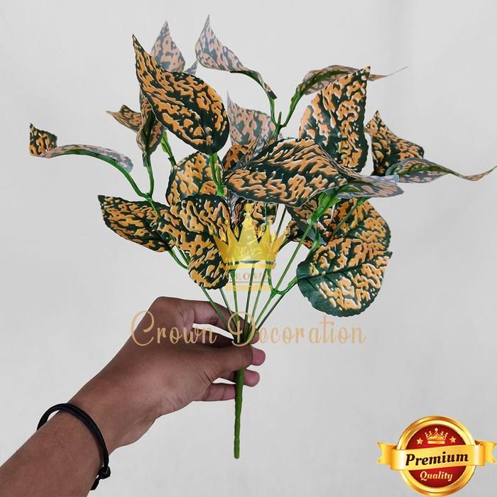 Gambar Daun Rumput Hias Artificial Tanaman Dedaunan Dekorasi Plastik - Agro X7 Kuning dari Peach Shop 96 undefined Tokopedia