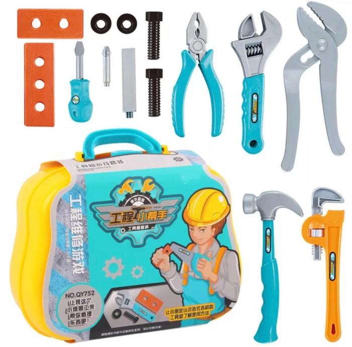 Gambar LUKMAN Mainan Tool set alat tukang Obeng Perkakas tools 752 hand tools dari lukmann shopp677 undefined Tokopedia