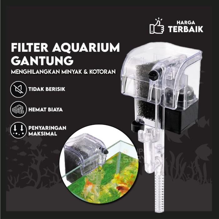 Gambar Filter Aquarium Mini Top Air Terjun Aquascape Saringan Kolam Akuarium - Dengan Skimmer  dari Welite Outdoor Official undefined Tokopedia