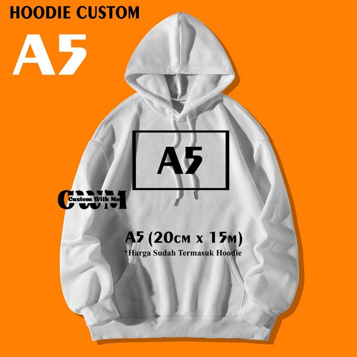 Gambar TERBARUU CUSTOM HOODIE PRIA | BIKIN HOODIE SATUAN | HOODIE CUSTOM - A5, L dari Rezza Seller undefined Tokopedia