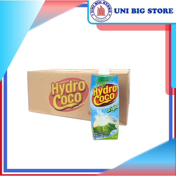 Gambar Hydro Coco Air Kelapa 500 ml x 12 pcs DUS Hydrococo Coconut Water dari XOXOLOVENEW undefined Tokopedia