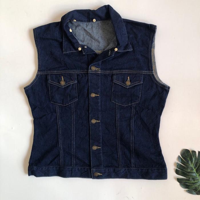 Gambar TERBARUU ROMPI DENIM VEST - SECOND (KHUSUS DENIM) - KP (59x50), PxL dari Sattria shop undefined Tokopedia