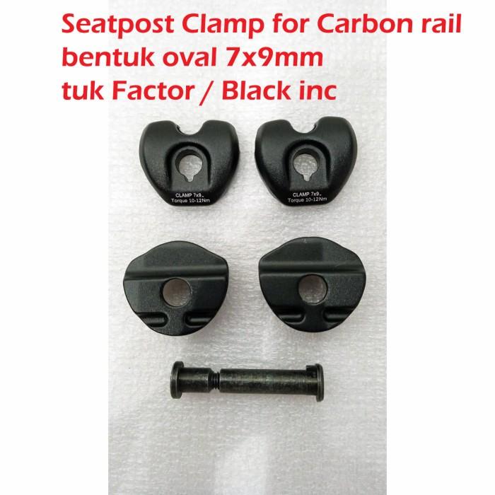 Gambar Seatpost Clamp Penjepit Carbon Rail Oval 7*9 Spez Sl7 Venge Blackinc dari whiharasopp undefined Tokopedia