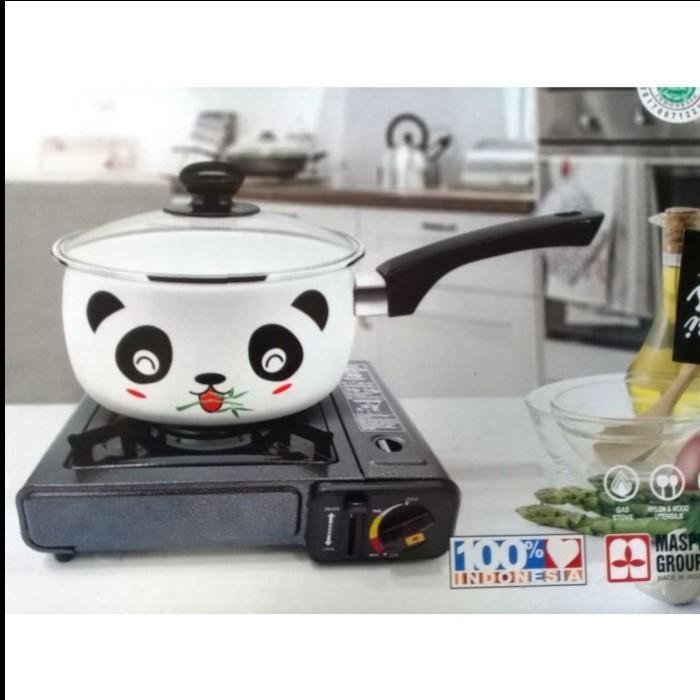 Gambar SAUCE PAN HELLO PANDA 18cm MASPION / SAUCEPAN / PANCI HANDLE SATU dari VAG STORES undefined Tokopedia