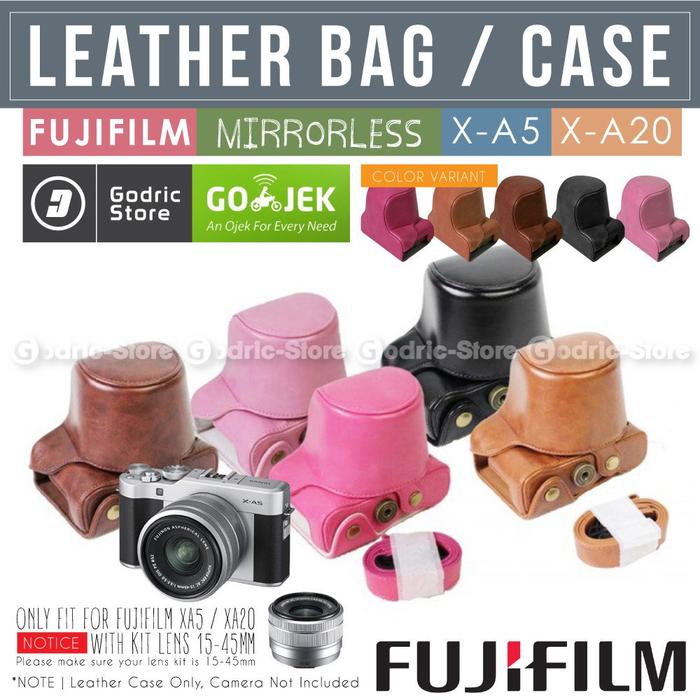 Jual Fujifilm XA3 XA5 XA10 XA20 Leather Bag Case Tas Kulit