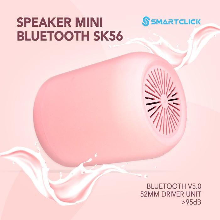 Gambar Speaker Bluetooth Portable Wireless Macaron SK 56 Support Memory Card - Pink dari SmartClick.id undefined Tokopedia