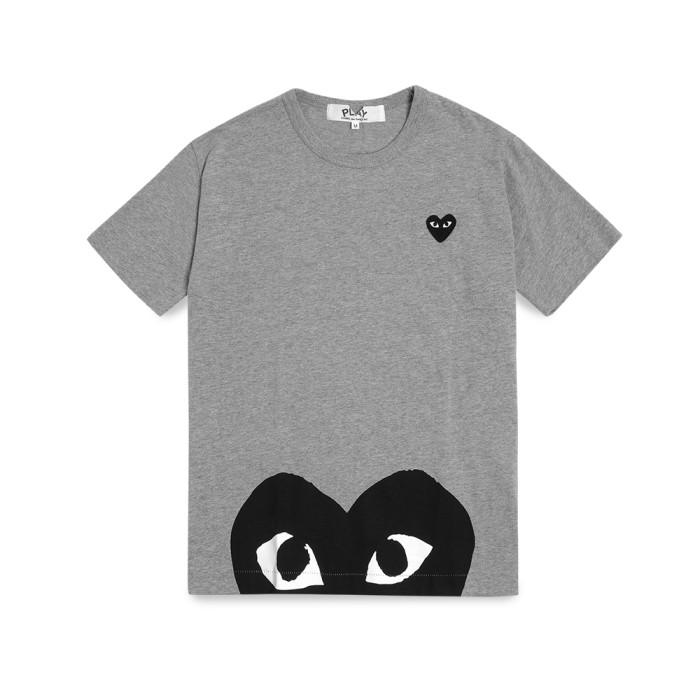 Gambar CDG Play Bottom Half Heart T-Shirt - M, Grey dari SANGKIL undefined Tokopedia
