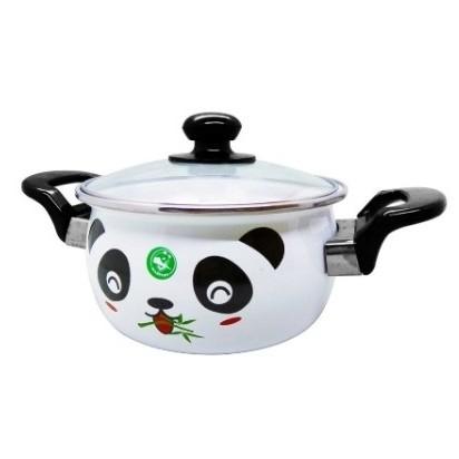 Gambar Panci Enamel Hello Panda 18 cm dari U S N group undefined Tokopedia