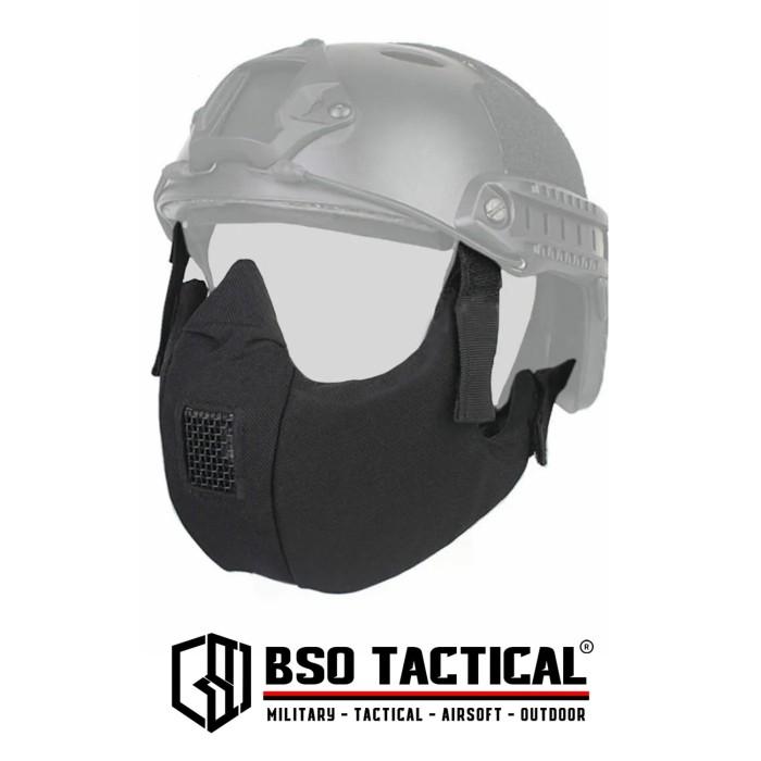 Gambar Emerson Gear Tactical Half Face Protection Wargame Outdoor Mask - Black dari sarangimportgrosir12 undefined Tokopedia