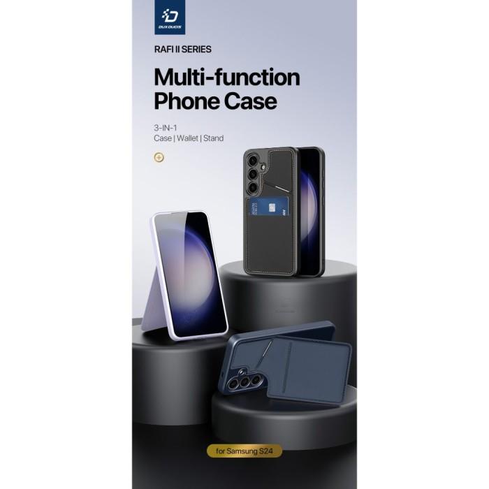 Gambar Stand Card Pocket Case for Samsung Galaxy S24 / S24 Plus Ultra Casing - SAM S24 , BLACK  dari nucleo undefined Tokopedia