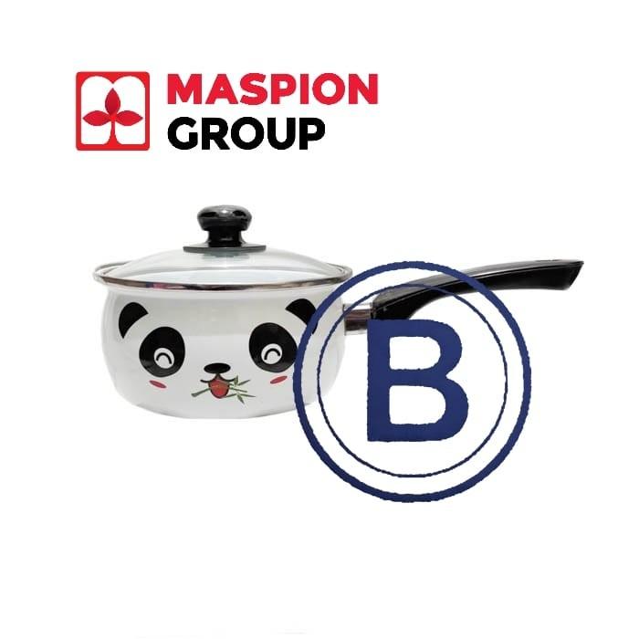 Gambar MASPION – SAUCEPAN/PANCI HELLO PANDA 18 CM + TUTUP KACA GG SATU dari BING SHOP, undefined Tokopedia