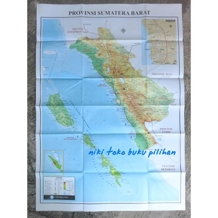 Gambar peta provinsi sumatera barat lipat giysdi 7370zy dari JUANDALEM undefined Tokopedia