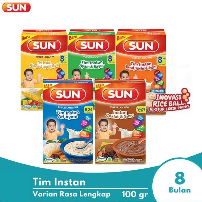 Gambar Sun Bubur Lanjutan Tim 8+ / Bubur Lanjutan / Bubur Instan Bayi MPASI dari TOKO CASING DIKA undefined Tokopedia