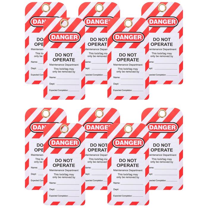 Gambar Danger Warning Tags Lockout Equipment Repair Safety Do Not Operat dari Winifred Star undefined Tokopedia