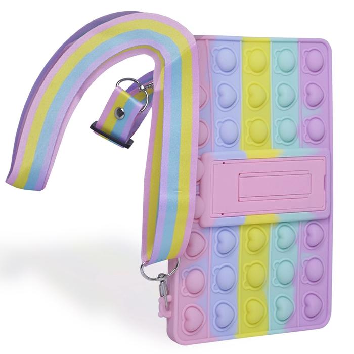 Gambar CASE SAMSUNG GALAXY TAB S6 LITE P610/ P615 | A7 LITE T220/ T225 | - pop it + tali, T295 dari CASE CLARISA undefined Tokopedia