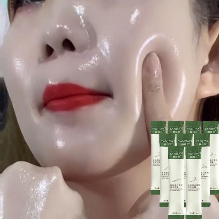 Gambar Masker Tidur Selamat Malam Pelembab Lembar Kolagen Anti Aging dari Rheva Maharanii undefined Tokopedia