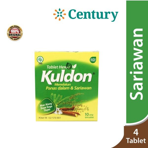 Gambar Kuldon Sariawan 1 Strip isi 4 Tablet  Meredakan Panas Dalam dari ghina store2 undefined Tokopedia
