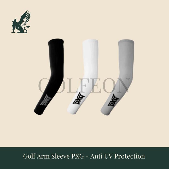 Gambar Golf Arm Sleeve P-XG - Anti UV Protection Manset Sport Lengan All Size - Hitam dari Golfeon undefined 5 Tokopedia