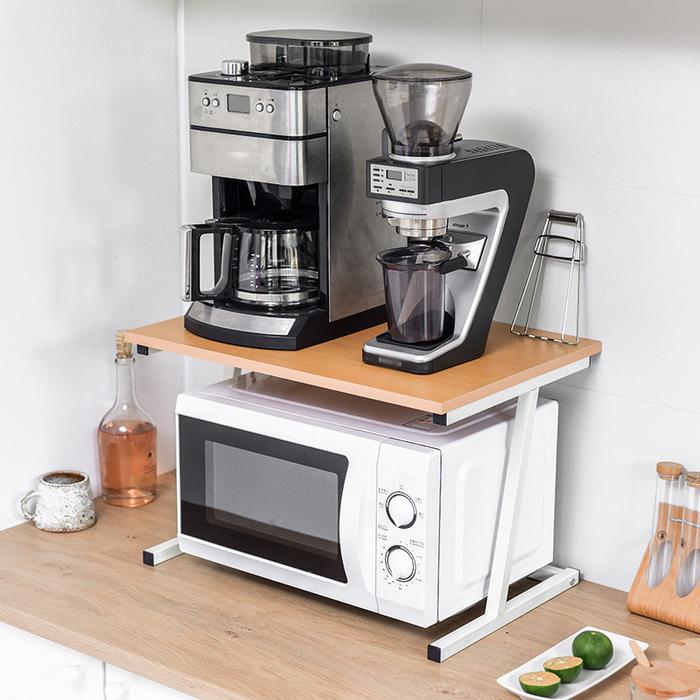 Jual 2-Tier Microwave Oven Bakers Rack Metal Kitchen Storage