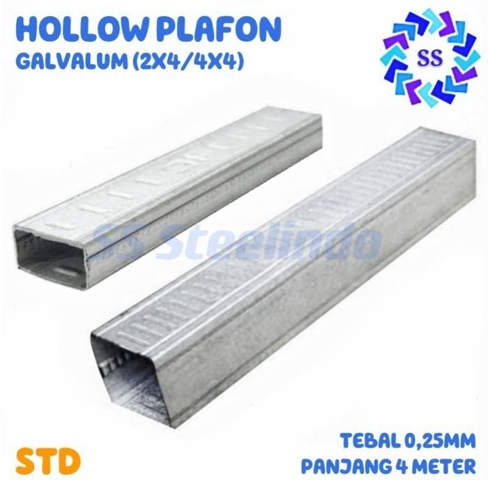 Gambar HOLLOW BAJA RINGAN PLAFON / GYPSUM ZINCALUM / GALVALUM STD dari SSSteelindo undefined 5 Tokopedia