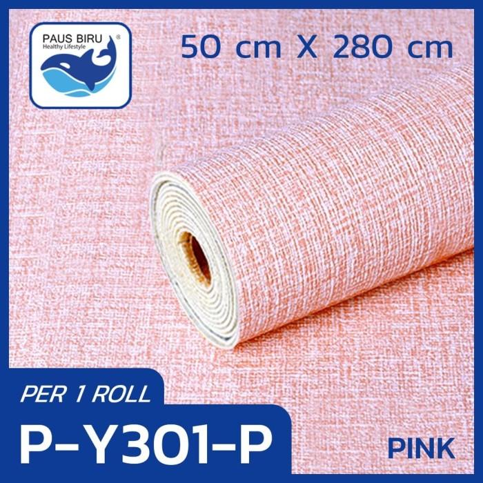 Gambar Wallpaper Dinding Roll | Wallpaper Linen Dinding | Wallpaper Dekorasi - Pink dari Paus Biru Indonesia undefined Tokopedia