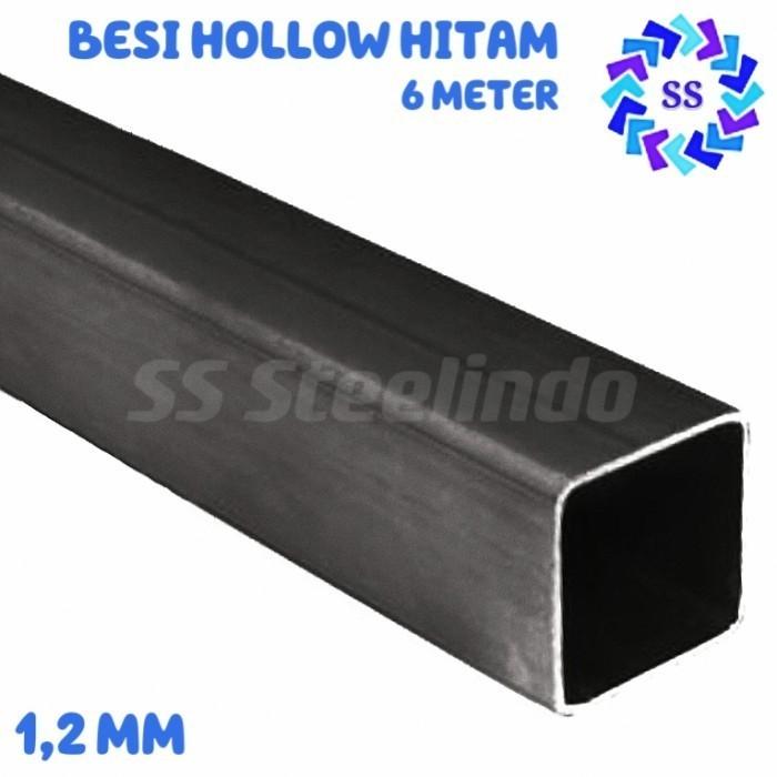Gambar BESI HOLLOW HITAM 1,2MM (15X30 30X30 20X40 40X40) 6 METER PROFIL BAJA - 40X40 dari SSSteelindo undefined Tokopedia