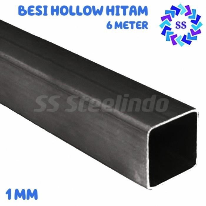 Gambar BESI HOLLOW HITAM 1MM (20X40 40X40 40x60) 6 METER PROFIL BAJA - 15X30 dari SSSteelindo undefined Tokopedia