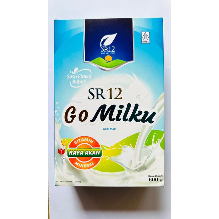 Gambar GO MILKU SR12 SUSU KAMBING ETAWA HALAL BPOM MENINGKATKAN KESEHATAN - 600gr ORIGINAL dari GRIYA-RASA undefined Tokopedia
