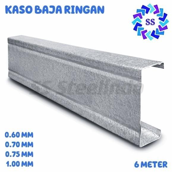 Gambar BAJA RINGAN ATAP KASO KANAL C - 050 dari SSSteelindo undefined Tokopedia