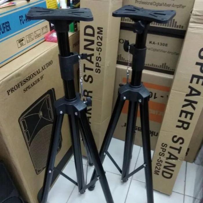 Gambar Stand Speaker Tripod Full Besi Original Terlaris. - STAND BIASA dari Toko Adaya undefined Tokopedia