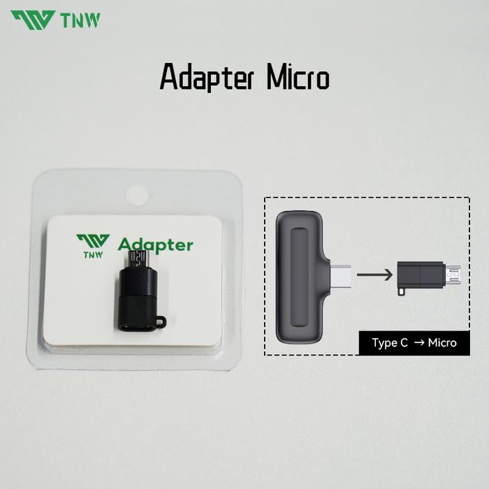 Gambar Adaptor Type C ke Micro IOS USB Microphone Adapter - Adapter--Micro dari TNW Tech undefined Tokopedia