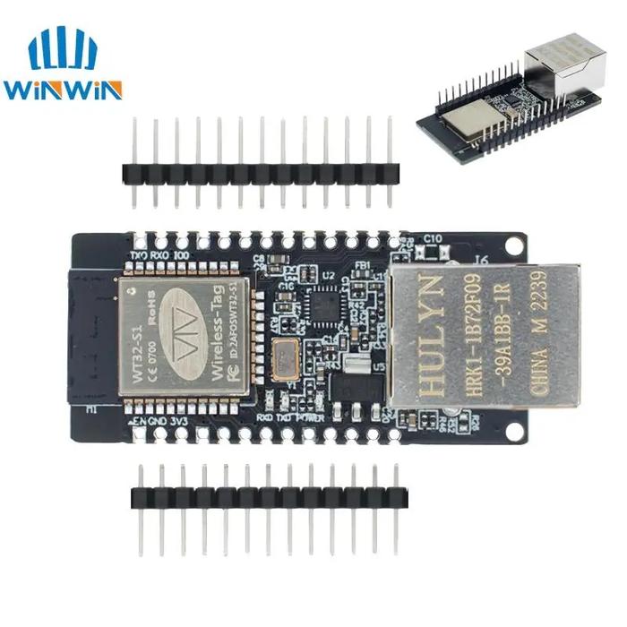 Gambar WT32-ETH01 Embedded Serial Port Networking Bluetooth-compatible dari Dzenix undefined Tokopedia