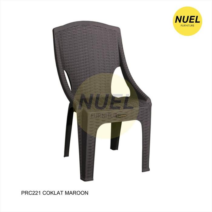 Gambar NUEL (Khusus Instant) Kursi Santai  Plastik Napolly / Bangku Makan Anyaman - PRC221RA-B dari NuelFurniture undefined Tokopedia