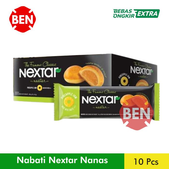 Gambar [FG77] NABATI NEXTAR NASTAR 1 PAK BOX 10 PCS PINEAPPLE JAM NANAS KUE dari Erezwashop253 undefined Tokopedia
