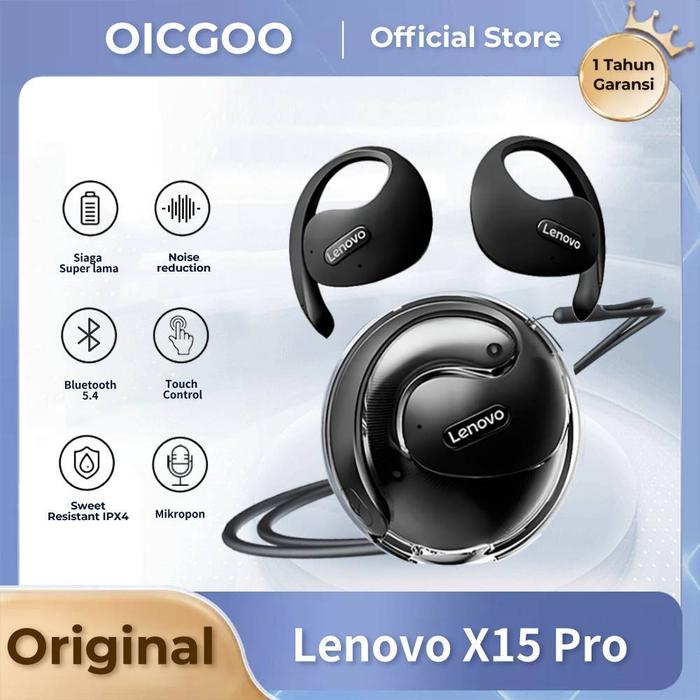 Lenovo Thinkplus X15 Pro Wireless Bluetooth Headset V54 Buka Ows