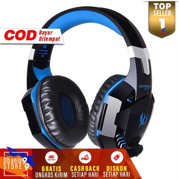 Kotion Each G2000 Gaming Headphone Headset With Led Light Murah Henset